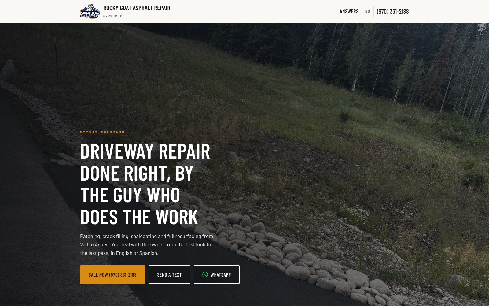 Rocky Goat Asphalt Repair preview